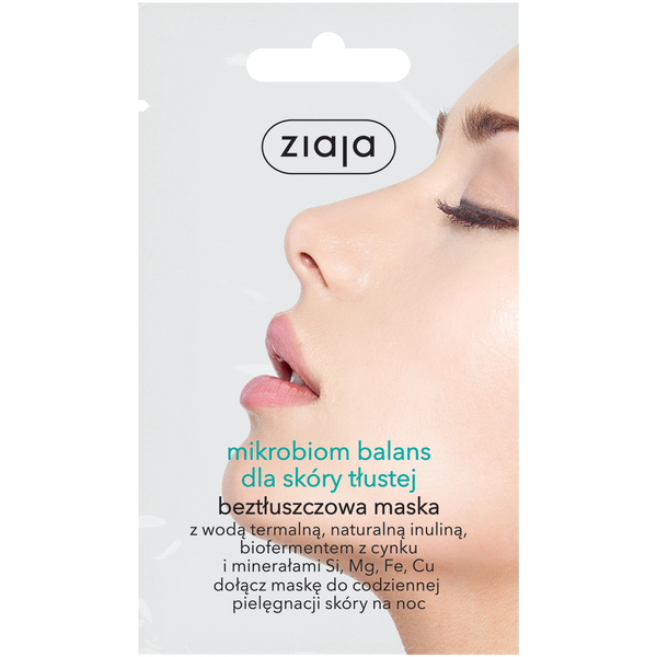 

Маска для лица Microbiome для жирной кожи, 7 мл Ziaja