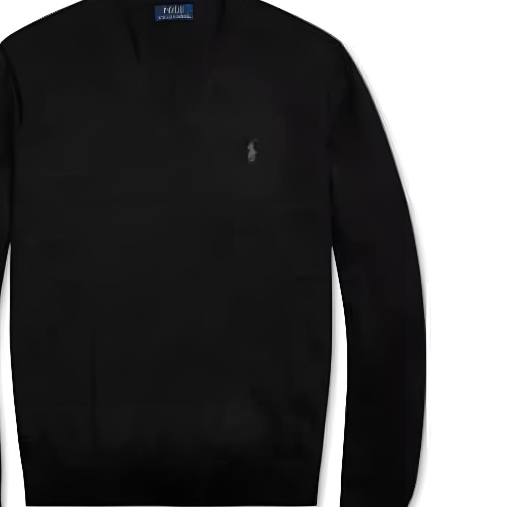 Свитер с круглым вырезом Polo Ralph Lauren, черный — фото 4