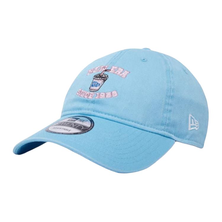 

New Era Хлопковая бейсболка унисекс небесно-голубого цвета, Sky Blue