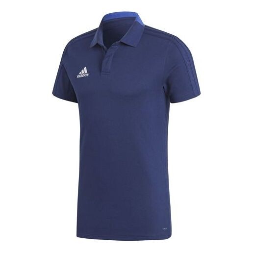

Футболка men's logo short sleeve blue polo shirt Adidas, синий