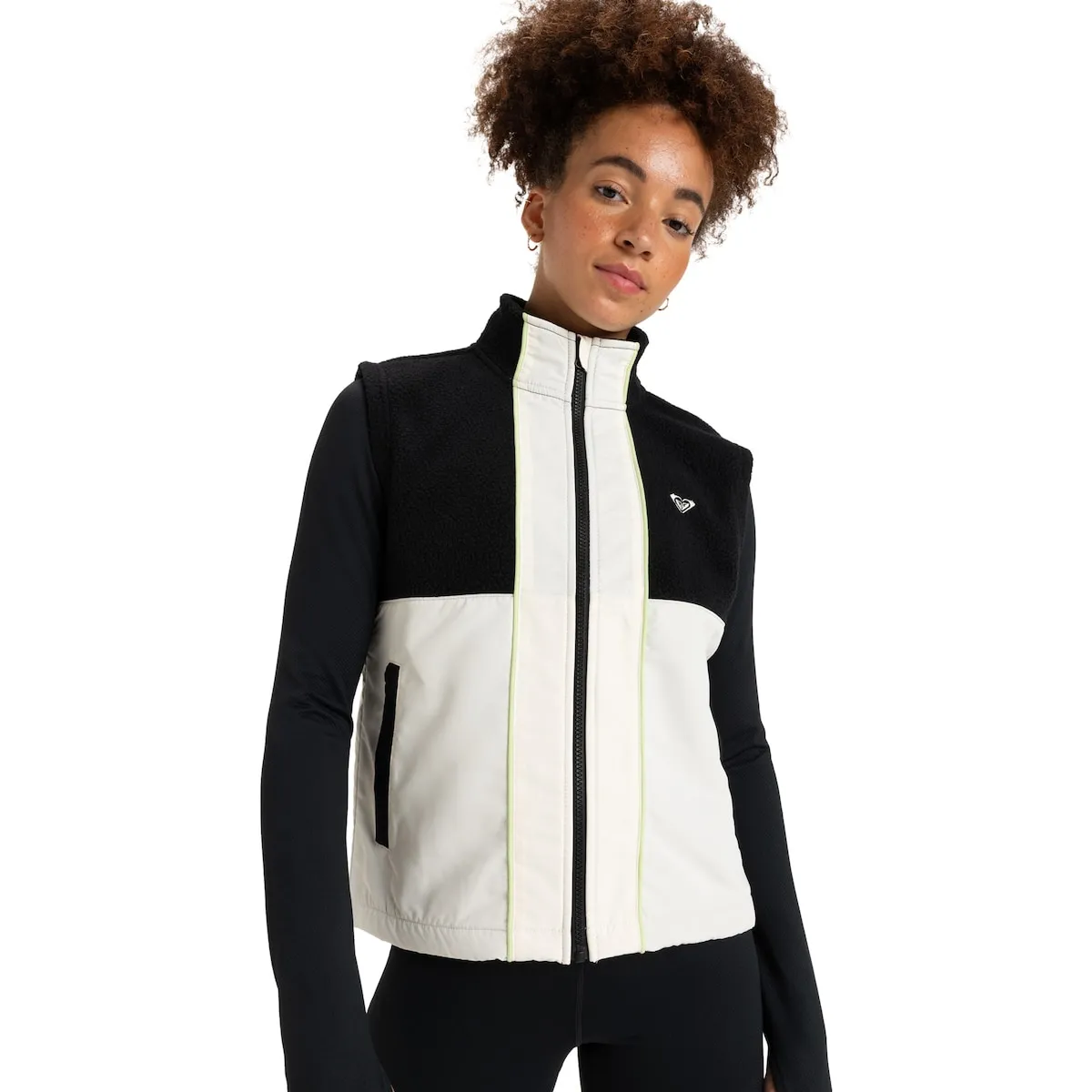 

Женский жилет Waves Of Warmth Roxy, черный