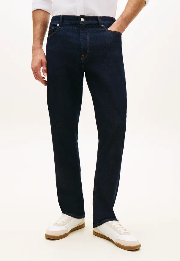 Джинсы прямого кроя Tommy Hilfiger Denton five pocket straight leg jeans, темно-индиго