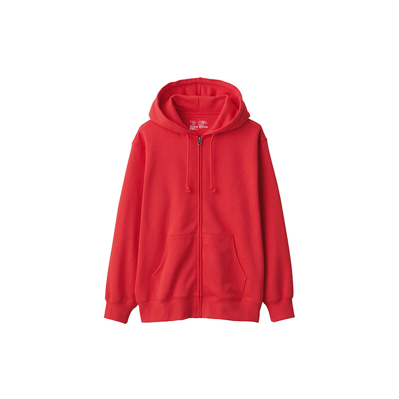 

Толстовка мужская Muji с капюшоном, красный