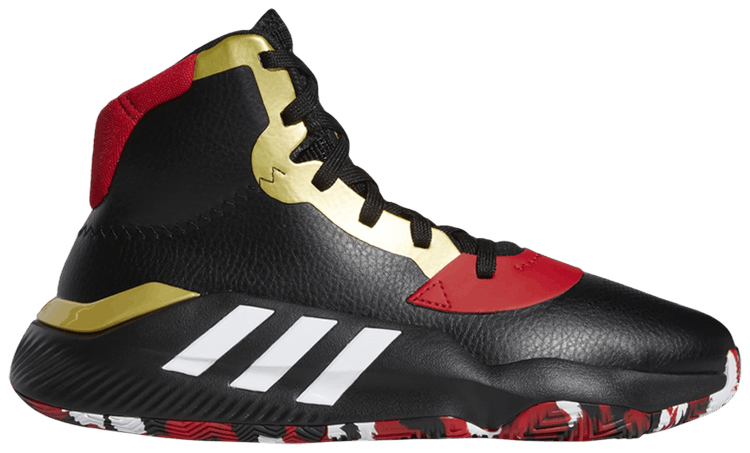 

Кроссовки adidas Pro Bounce 2019 'Black Scarlet', черный