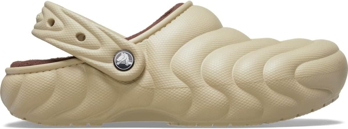 

Сабо Унисекс Взрослые Классические Меховые Сабо Overpuff и Геометрические Мягкие Сабо Crocs, 6 Women/4 Men Moth