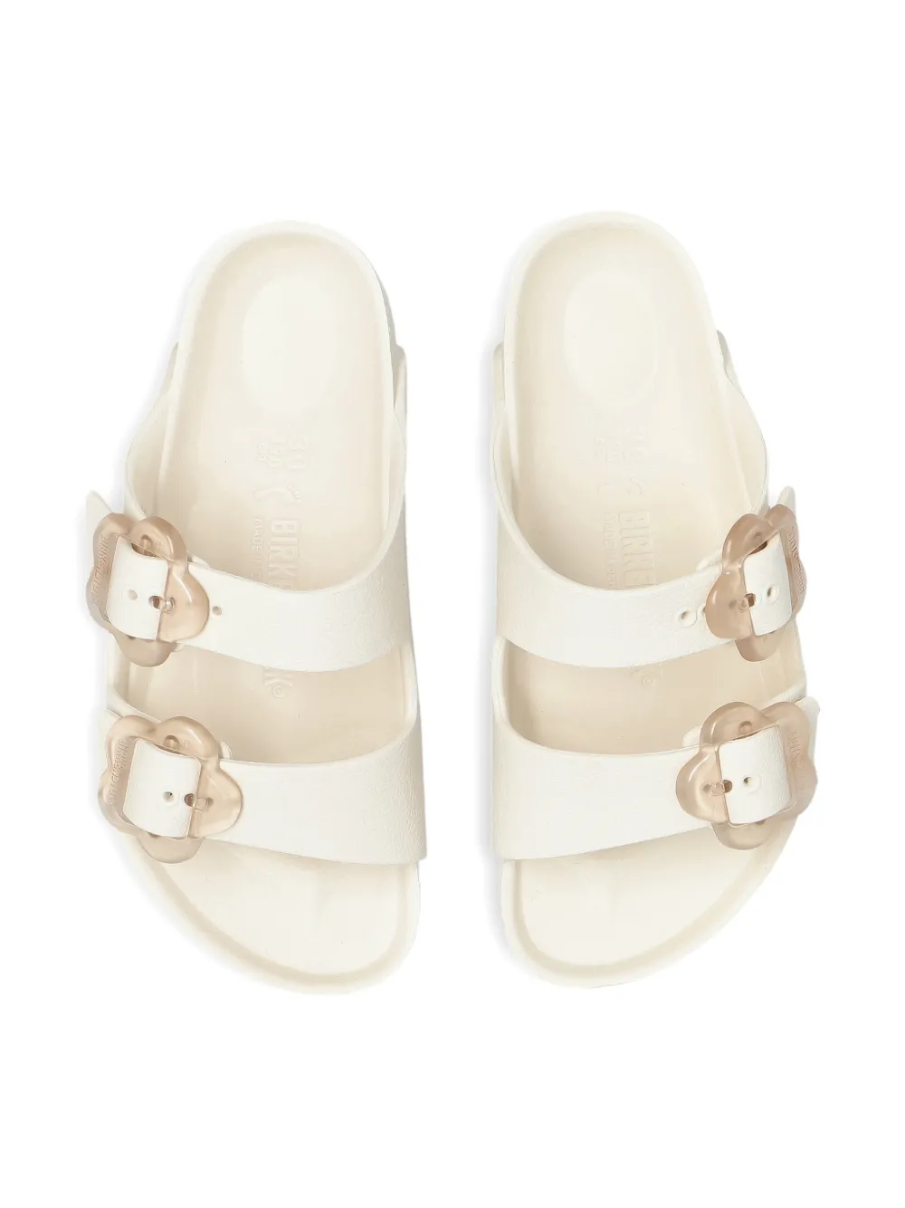Сандалии arizona с ремешками и пряжками Birkenstock Kids, нейтральный — фото 4