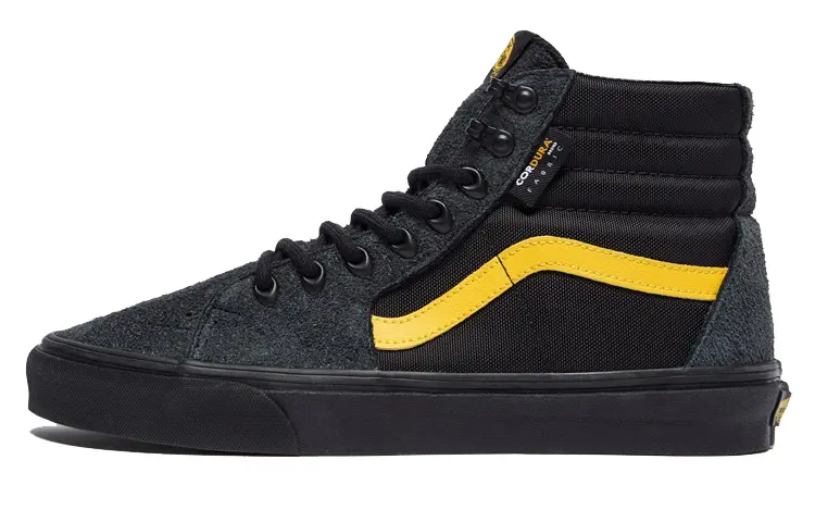 

Кроссовки Vans SK8 Skateboard Shoes Unisex High-Top Black Yellow