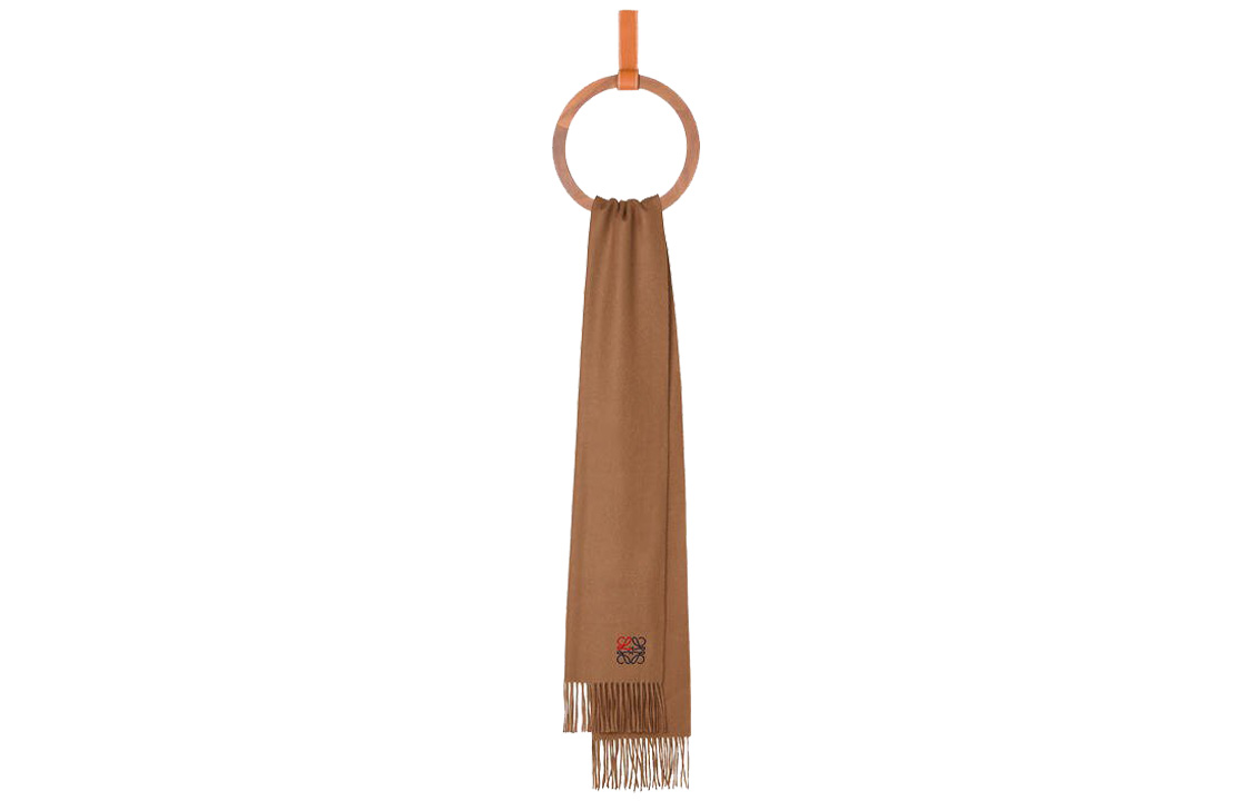 

LOEWE Вязаный шарф Anagram унисекс Camel