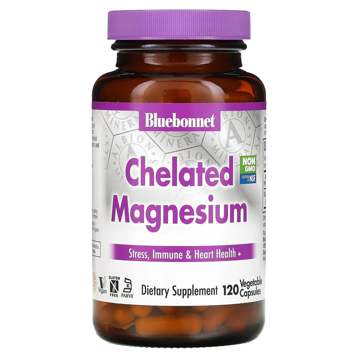 

Bluebonnet Nutrition Хелатный магний 120 овощных капсул