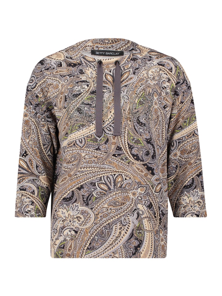 

Толстовка с высоким воротником серо-бежевого цвета Betty Barclay