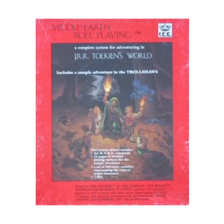 

Бокс-сет Middle-Earth Role Playing (1st Edition, 1st Printing), Middle-Earth Role Playing (MERP) (1st Edition) - Core Books & Supplements