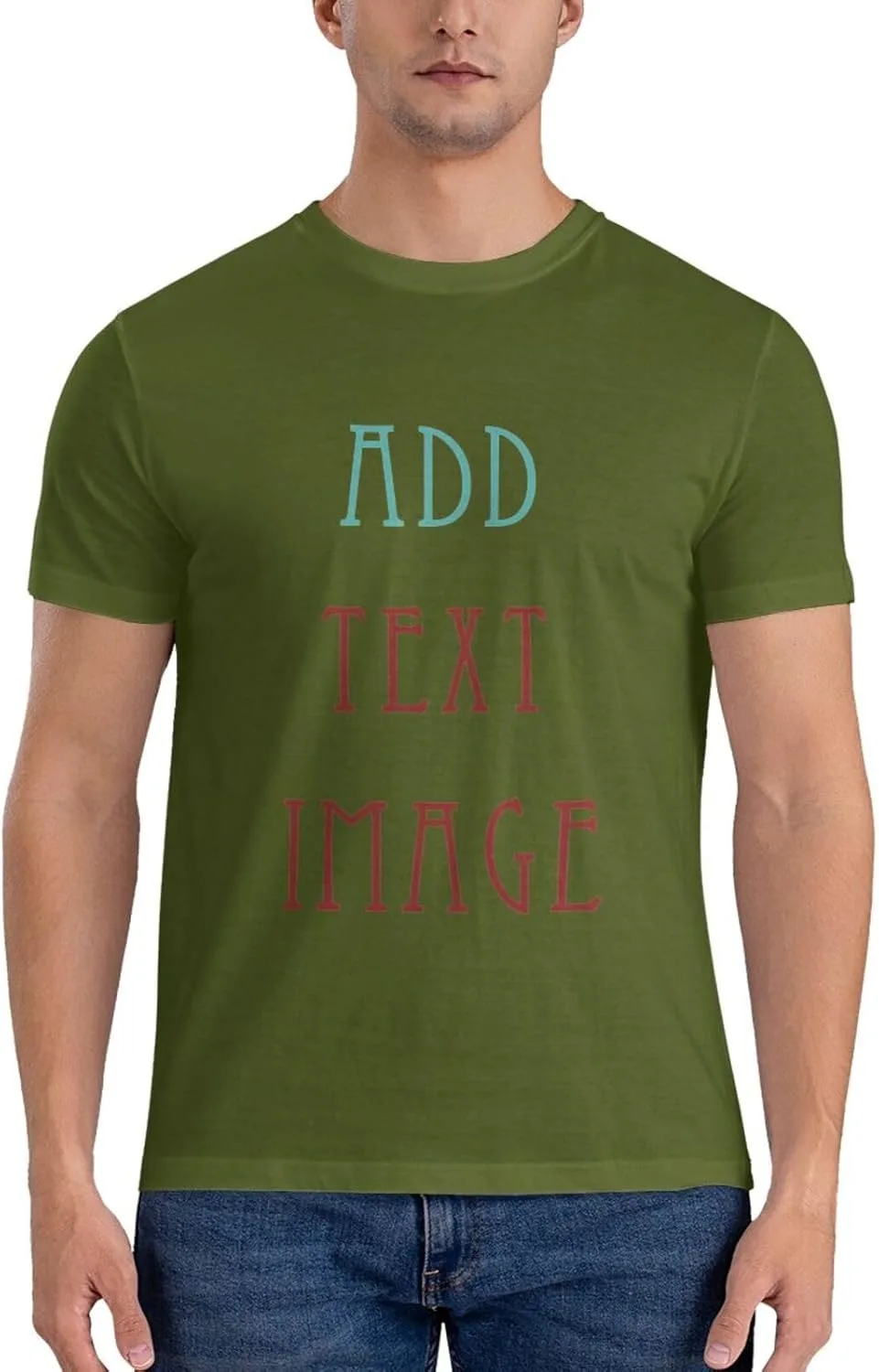 

Футболка Customized с фото и текстом спереди и сзади