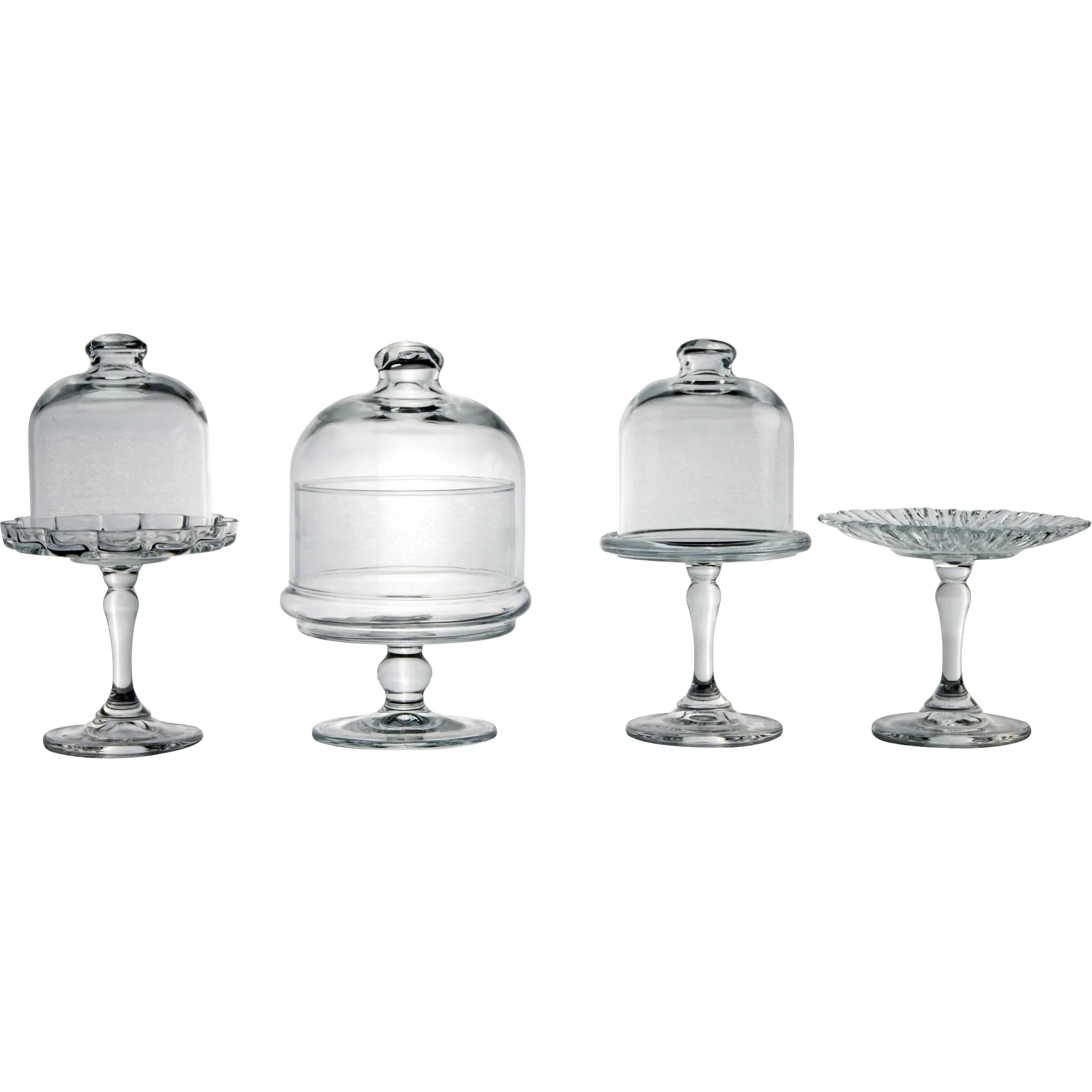 

Сервировочные тарелки CreaTable «Mini Patisserie Set», (4 шт.), сервировочный набор, цвет transparent