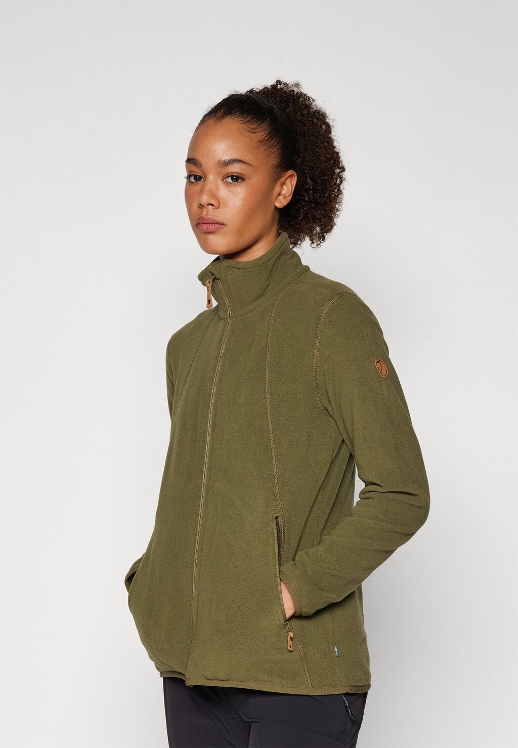 

Флисовая куртка STINA FLEECE W Fjällräven, зеленый