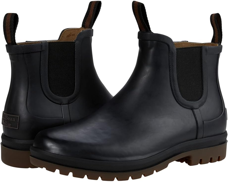 

Ботинки L.L.Bean Rugged Wellie Chelsea, цвет Black/Dark Gum