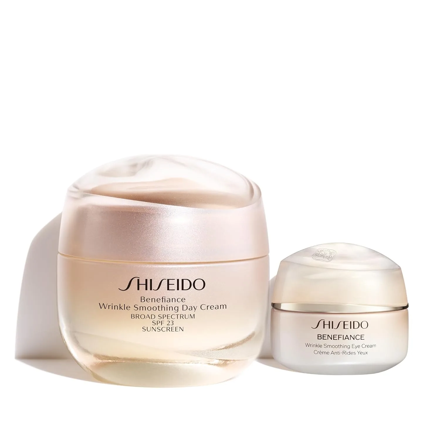 Дневной крем Shiseido Benefiance для разглаживания морщин (50 мл) + Крем для глаз Benefiance для разглаживания морщин (15 мл)