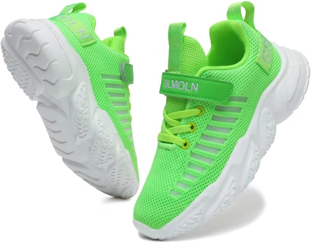 

Детские модные кроссовки Jakcuz для детей, ультралегкие, дышащие, повседневные, для занятий спортом и прогулок, для девочек и мальчиков, зеленый