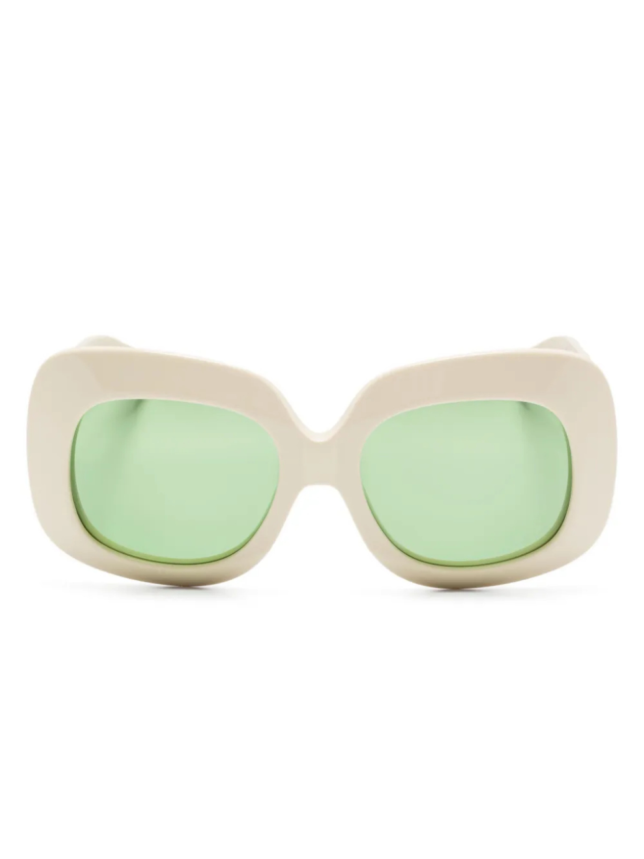 

VALENTINO GARAVANI EYEWEAR солнцезащитные очки в массивной оправе, нейтральный
