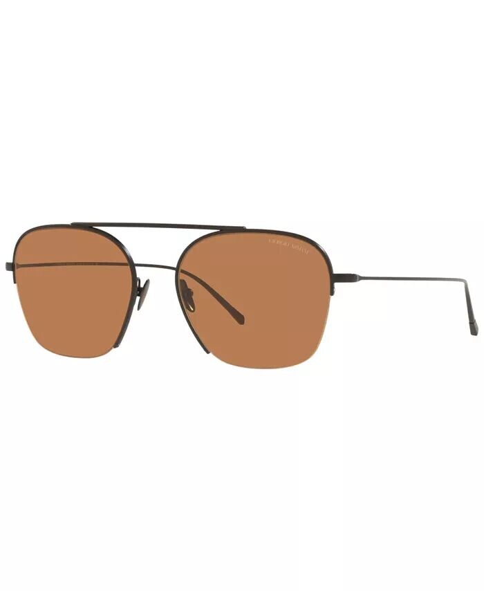 

Мужские солнцезащитные очки, AR6124 55 Giorgio Armani, черный