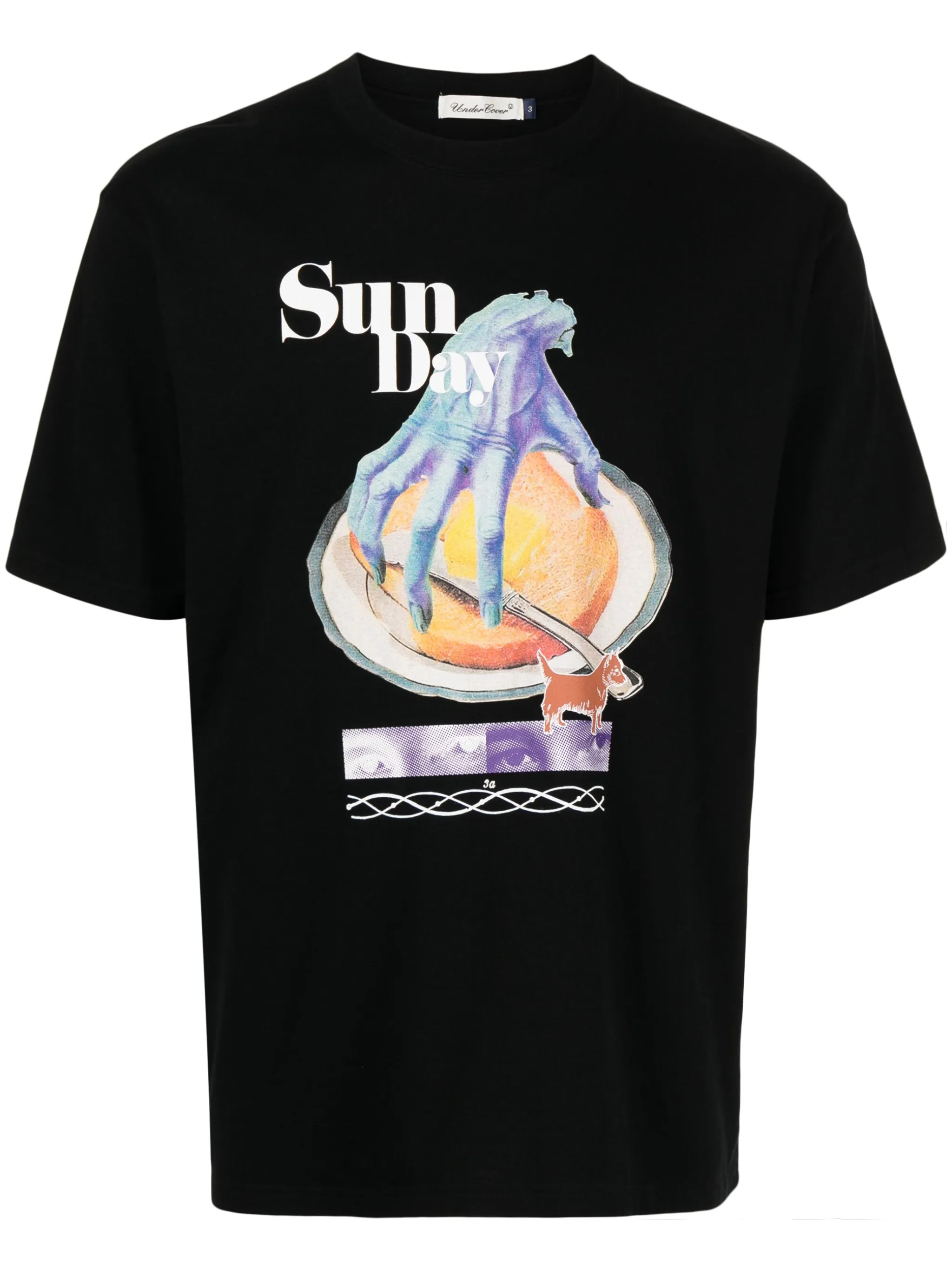 

Футболка с графичным принтом Undercover, черный