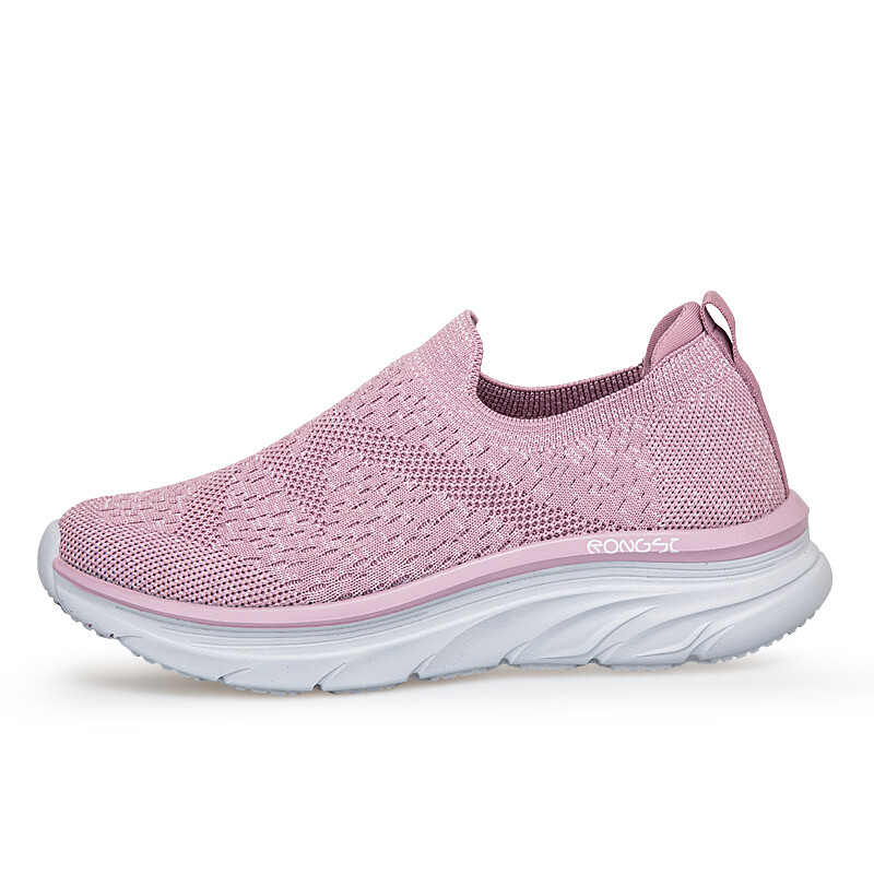 

Кроссовки для образа жизни Женские низкие Rongshi, цвет Dusty Pink