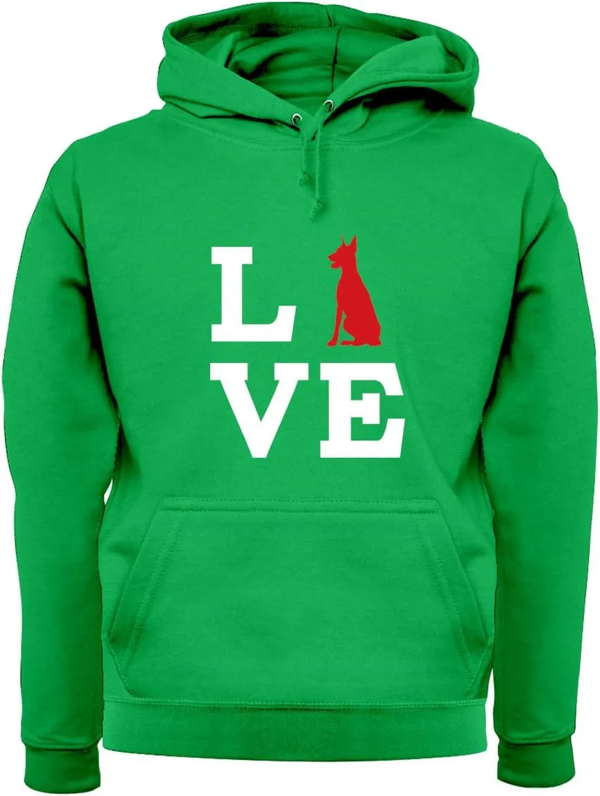 

Толстовка Love Doberman Dog Silhouette Dressdown