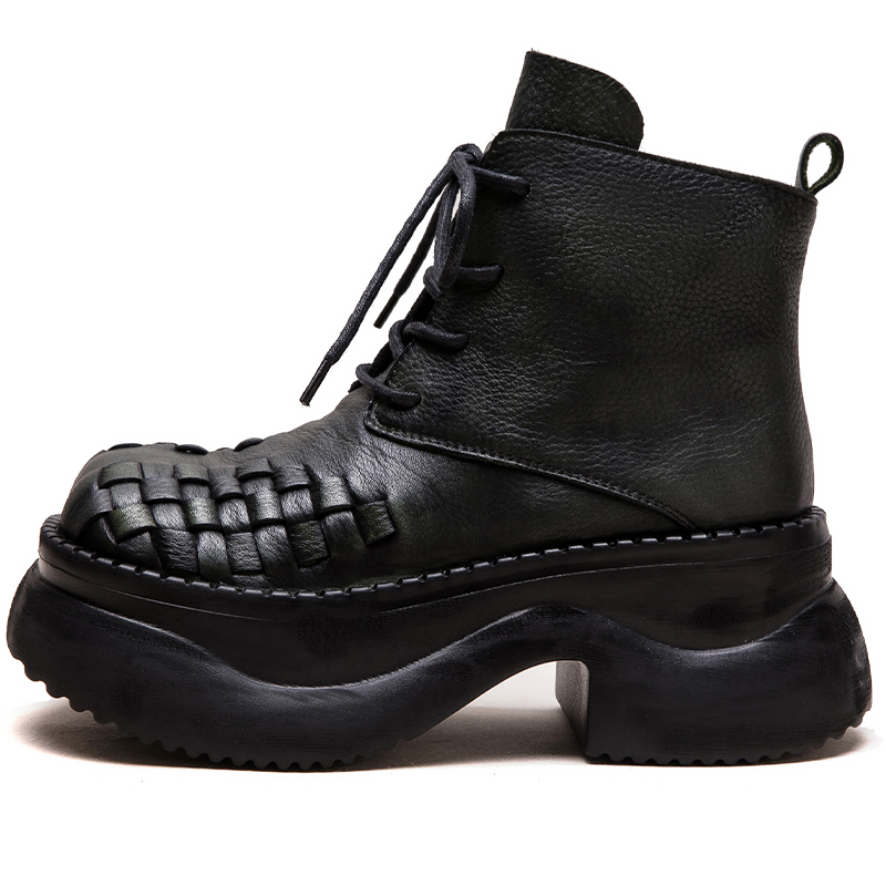 Женские ботинки Martin 10 см, ширина 6,5 см Jay, Green