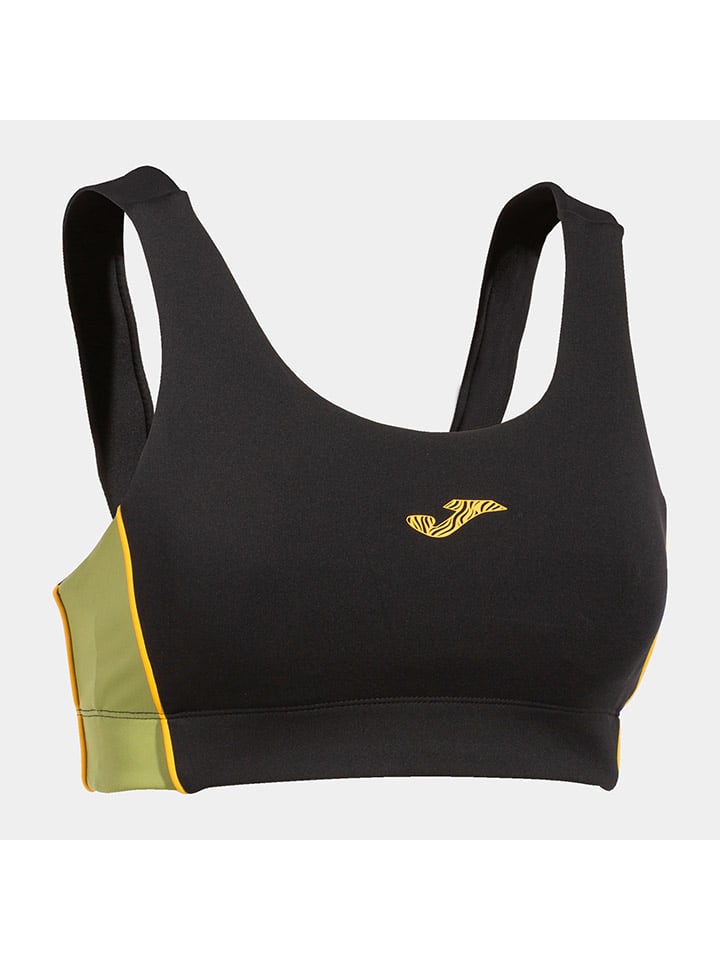

Спортивный бюстгальтер Joma, черный/зеленый