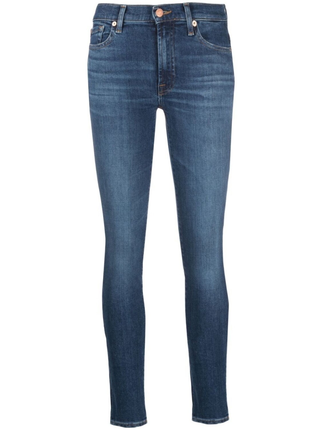 

7 For All Mankind узкие джинсы, синий