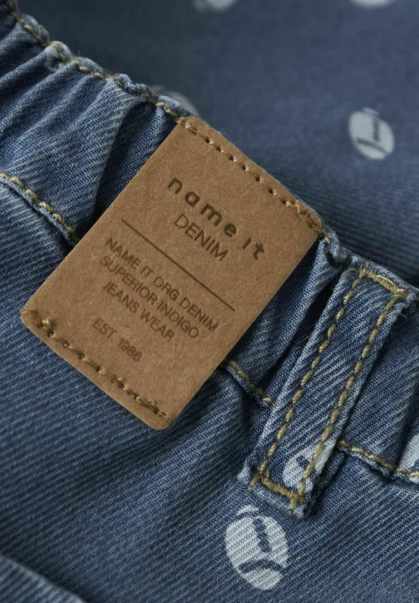 Джинсы свободного кроя Name It, Dark Blue Denim — фото 3