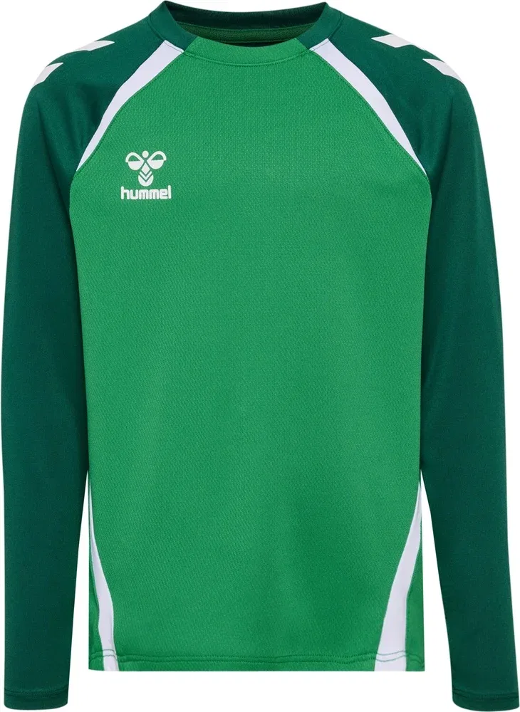 Капюшон толстовка Lead 2.0 Crew Sweat Hummel, зеленый — фото 2