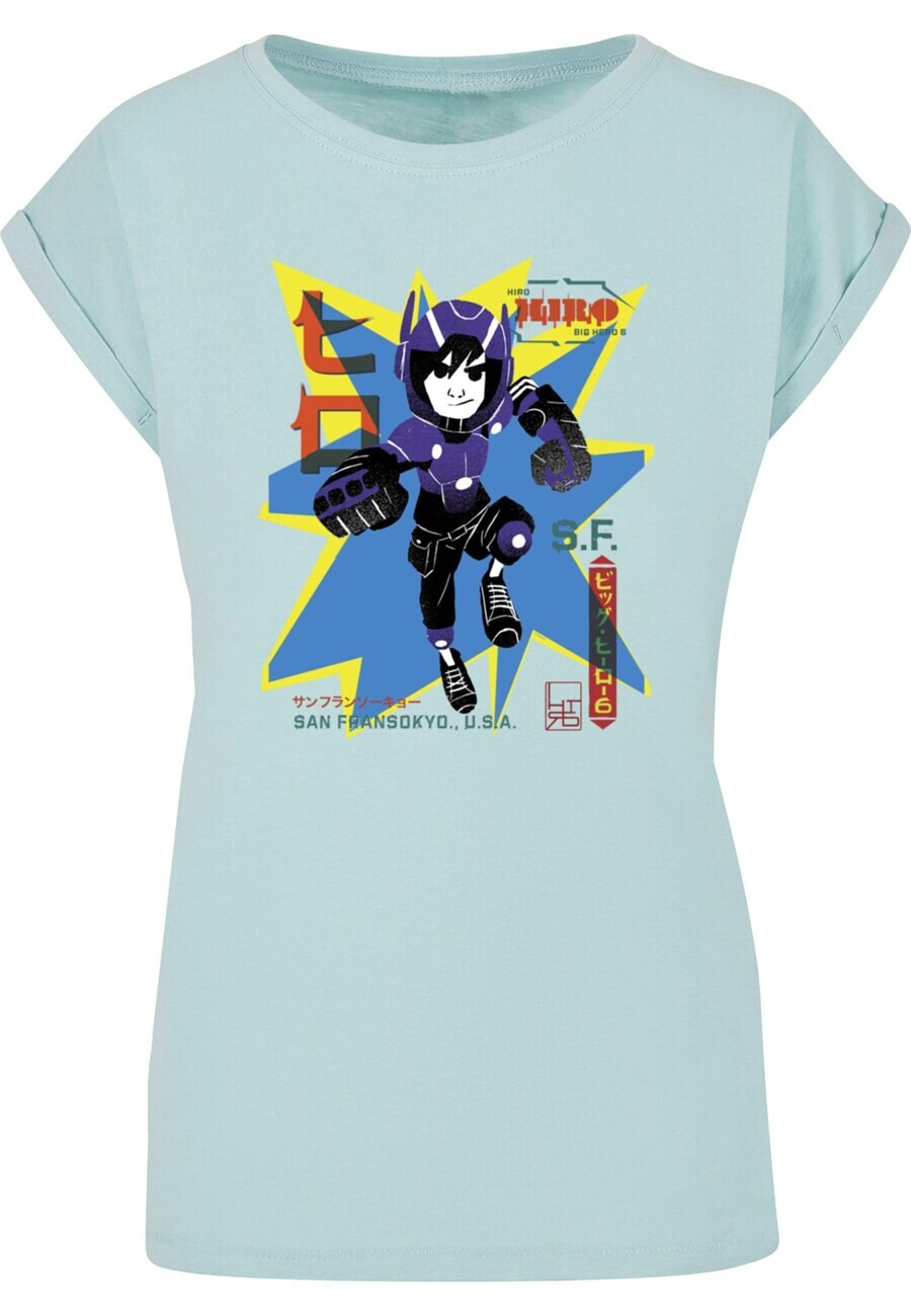

Футболка ABSOLUTE CULT Shirt Big Hero 6 - Hiro Manga, синий/светло-синий
