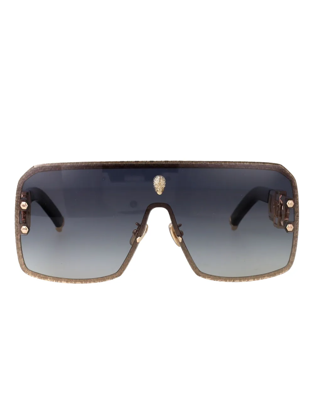

Солнцезащитные очки с черепами Philipp Plein Eyewear, золотой