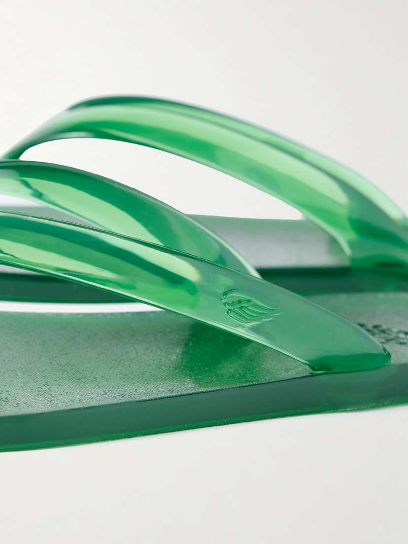 Вьетнамки Saionara из желе ПВХ Ancient Greek Sandals, зеленый — фото 4