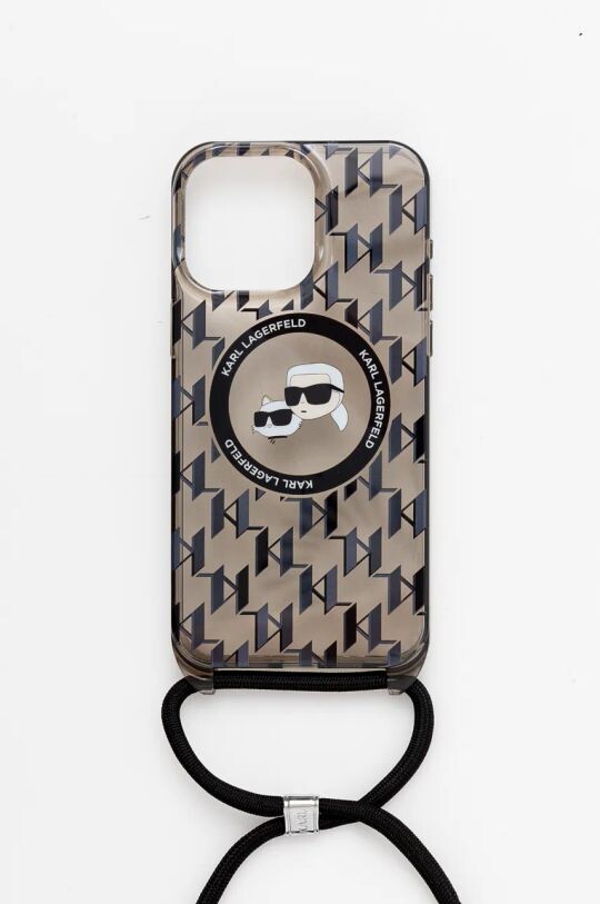 

Чехол для iPhone 15 Pro Max 6,7 дюйма Karl Lagerfeld, черный