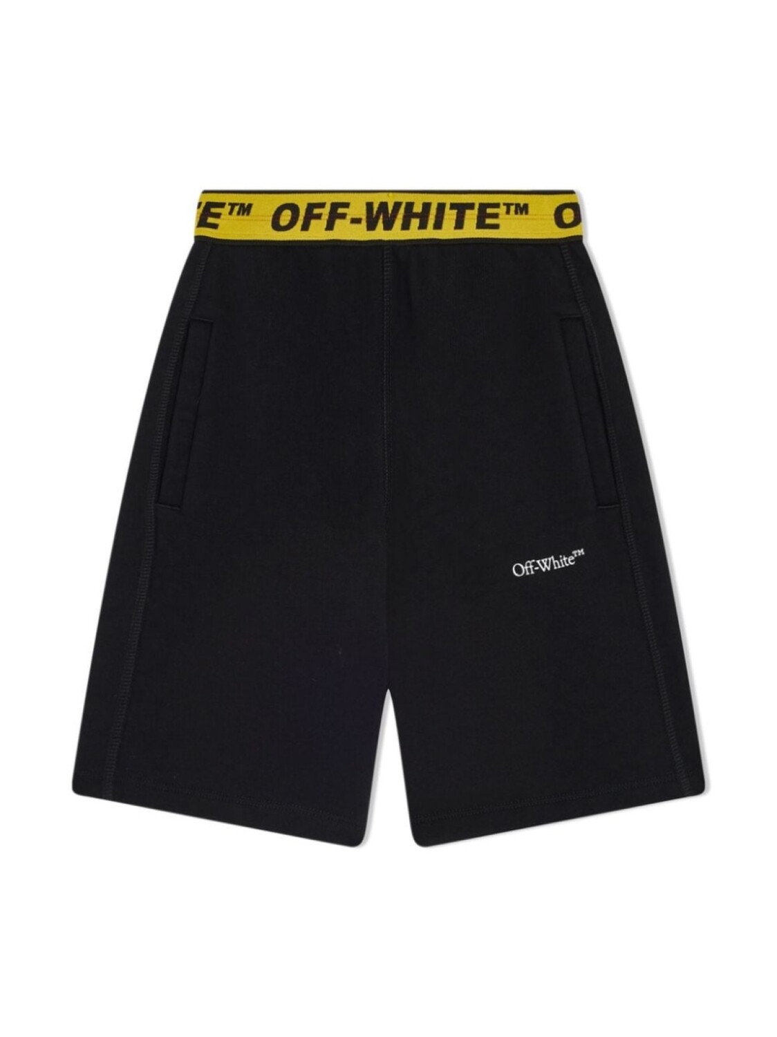 

Off-White Kids шорты с логотипом, черный