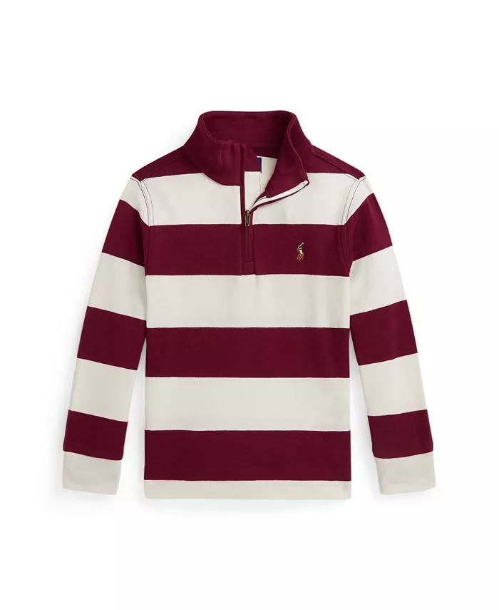 

Мальчиковый лонгслив с высоким воротником 2T-7 Polo Ralph Lauren, мультиколор