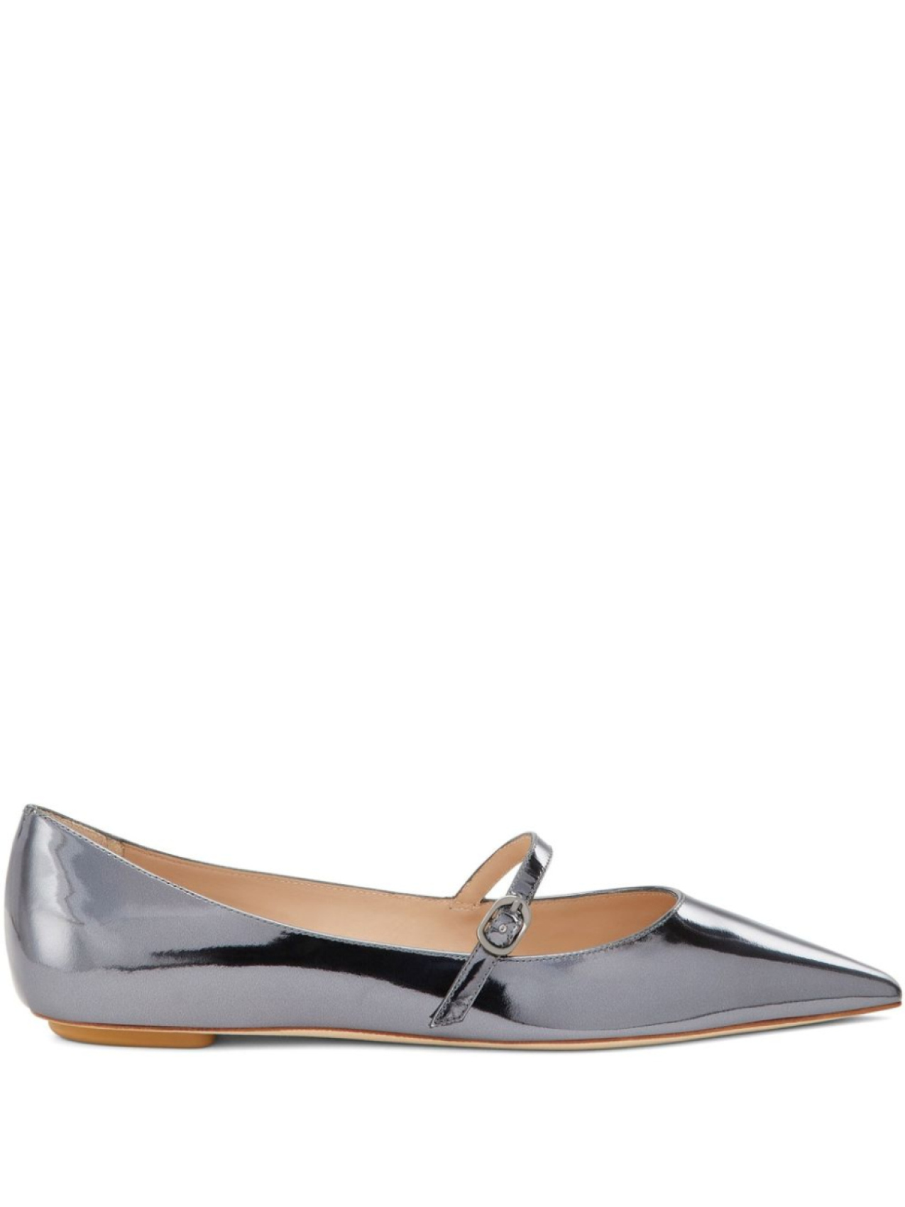 Балетки Stuart Weitzman Emily, серебряный