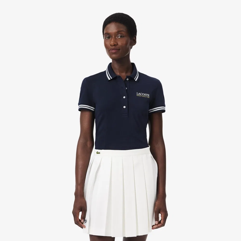 Футболка-поло Lacoste Roland Garros, тёмно-синяя