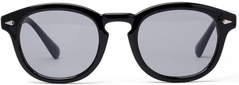 

Классические круглые солнцезащитные очки для женщин, ретро-очки с рисунком «рисовый ноготь», маленькие овальные солнцезащитные очки для мужчин, синие солнцезащитные очки с линзами Ocean Lens UV400 generic, E352 Grey