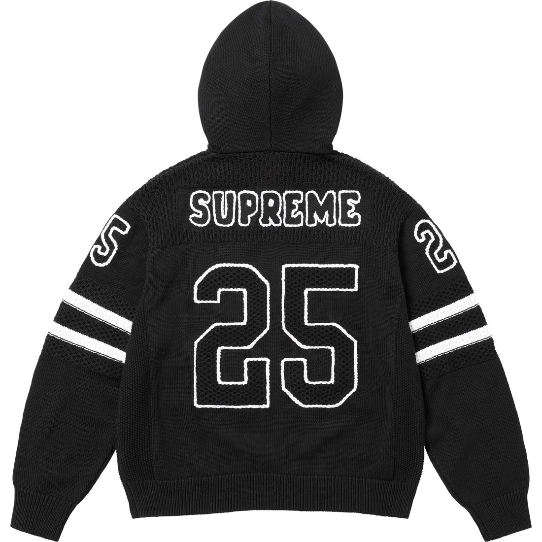 

Спортивный худи на молнии fw25 Supreme, черный