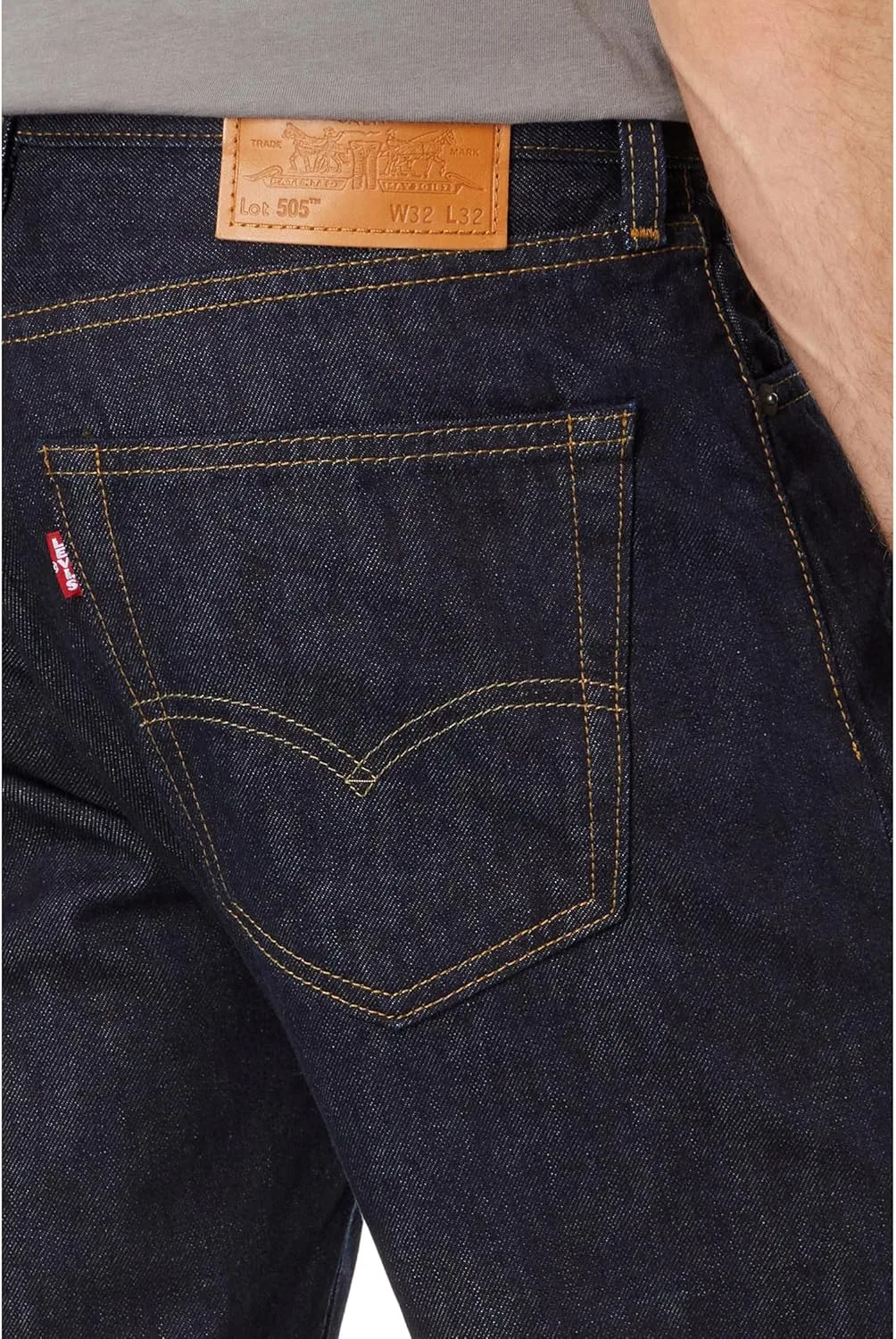Джинсы Levi's 505 Regular, Midnight Selvedge — фото 3