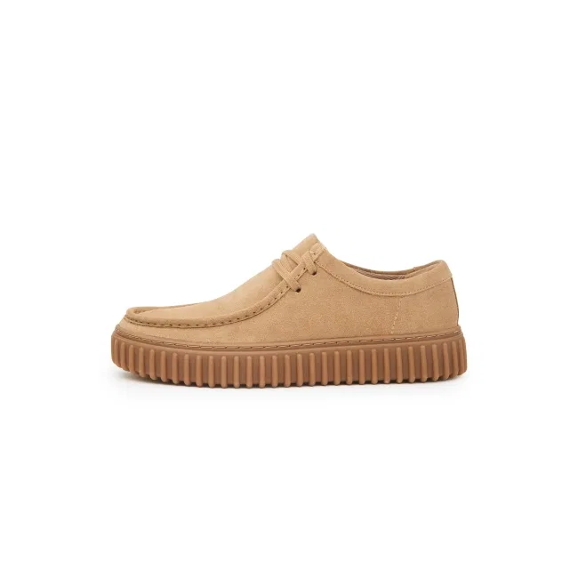 Мужские повседневные туфли Thorhill Lo, тёмно-песочные, от Clarks — фото 2