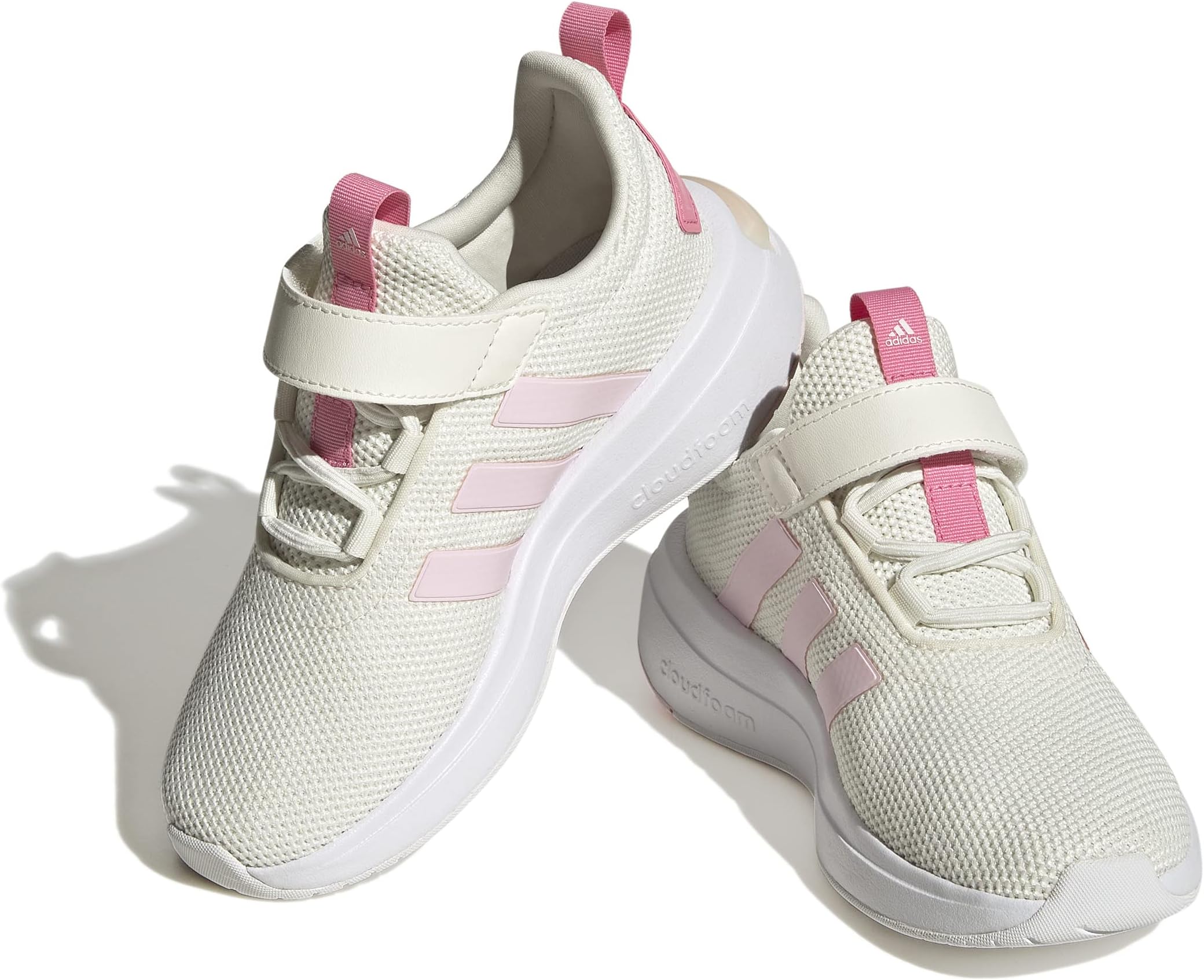 

Кроссовки Racer TR23 EL adidas, цвет Off-White/Clear Pink/Bliss Pink