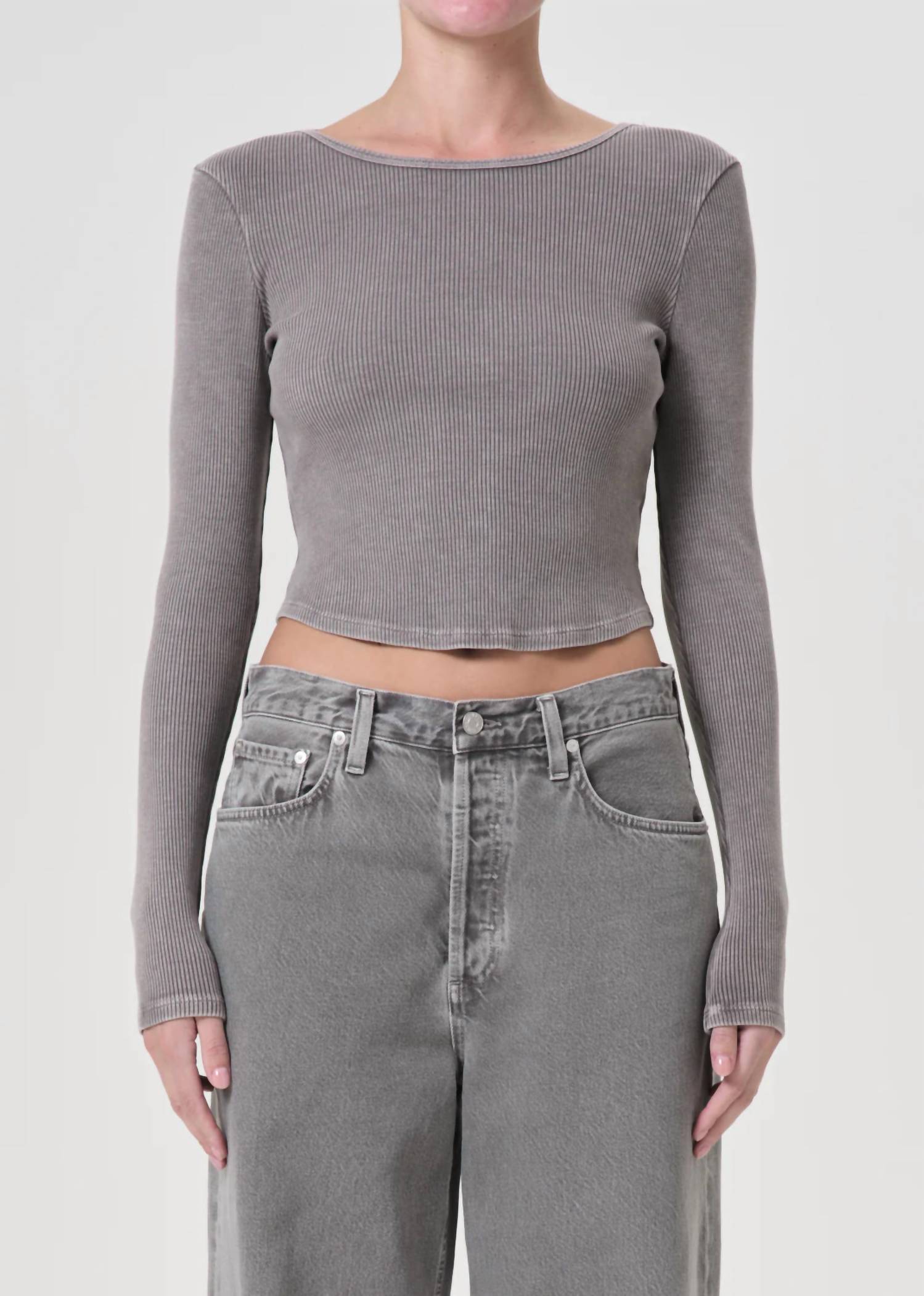 

Футболка с длинным рукавом Nova с совой AGOLDE, Owl