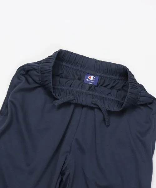 Детские шорты Champion из переработанного полиэстера с логотипом серые — фото 3