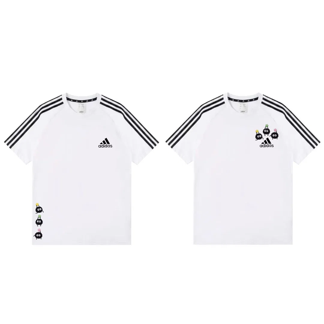Футболка с принтом Adidas Small Coal Ball белая