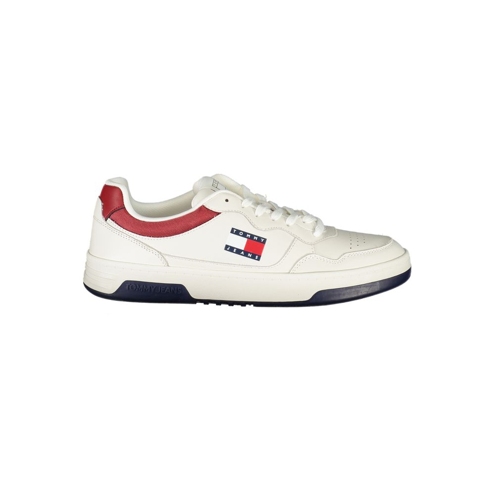 

Белые кожаные мужские кроссовки Tommy Hilfiger