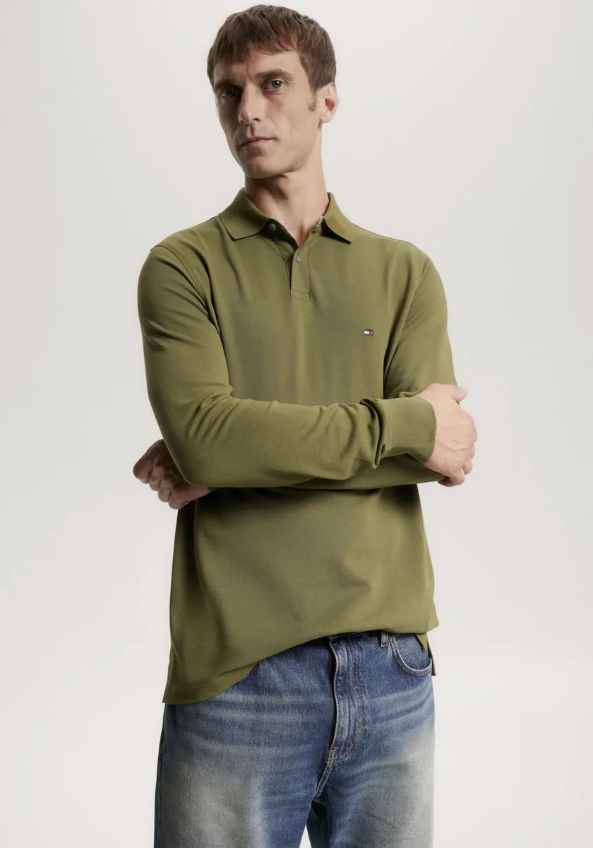 

Рубашка-поло с длинными рукавами Tommy Hilfiger "1985 REGULAR LS POLO", цвет Putting Green