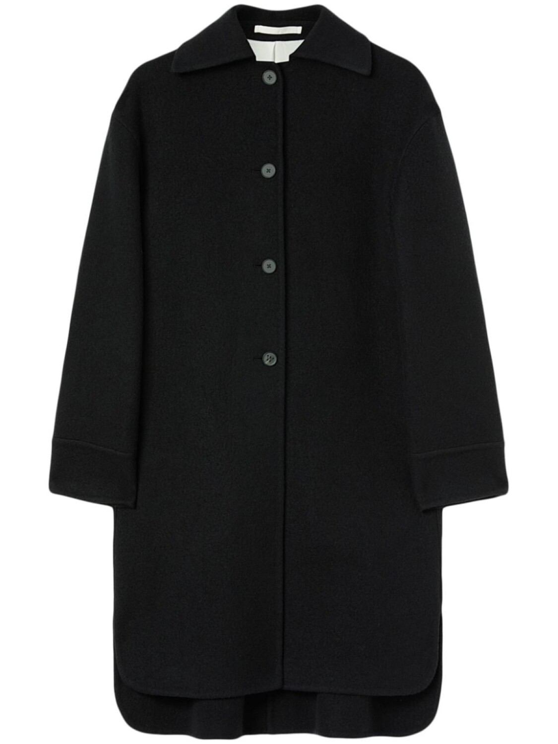

Jil Sander однобортное пальто на пуговицах, черный